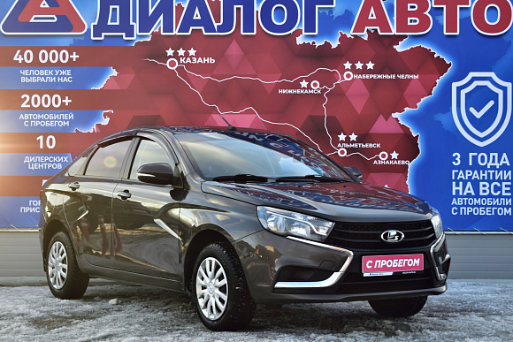 Lada (ВАЗ) Vesta Comfort (2016-2018), 2019 года, пробег 97000 км