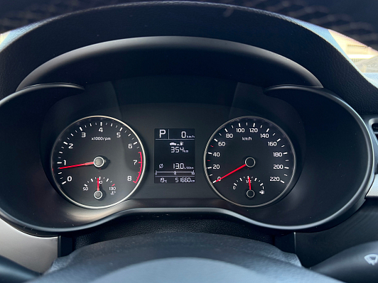 Kia Rio Luxe, 2019 года, пробег 51610 км
