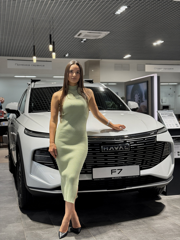 Haval F7 Премиум, белый