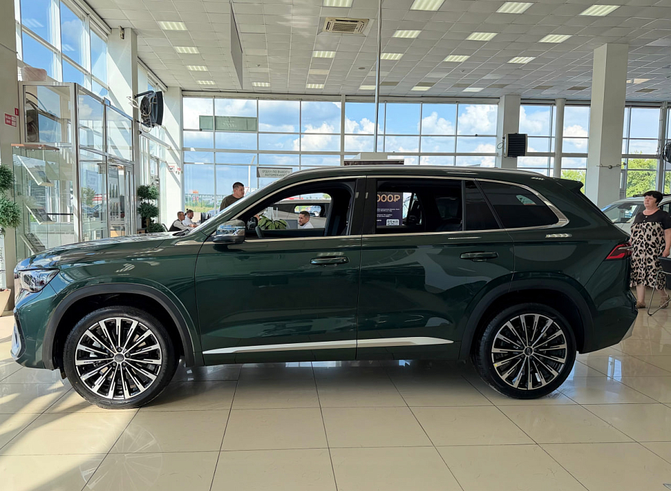 Geely Monjaro Flagship, зеленый