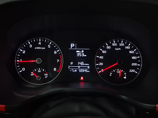Kia Rio Luxe, 2020 года, пробег 59310 км