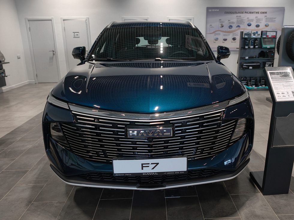 Haval F7 Оптимум (2026), голубой