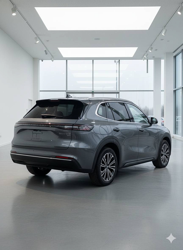 Geely EX5 EM-i Max, серый