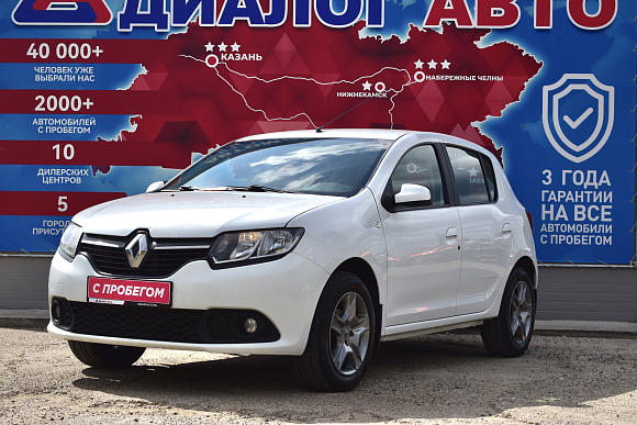 Renault Sandero Confort, 2017 года, пробег 151926 км