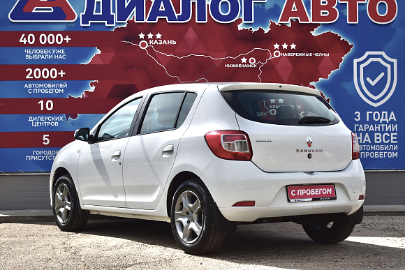 Renault Sandero Confort, 2017 года, пробег 151926 км