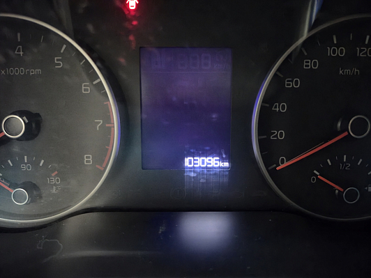 Kia Rio Comfort, 2017 года, пробег 103090 км
