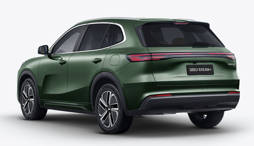 Geely EX5 EM-i Max, зеленый