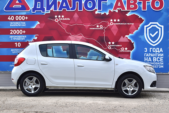 Renault Sandero Confort, 2017 года, пробег 151926 км