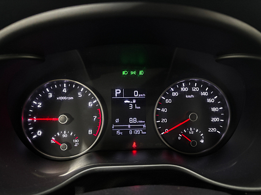 Kia Rio Luxe, 2019 года, пробег 81401 км