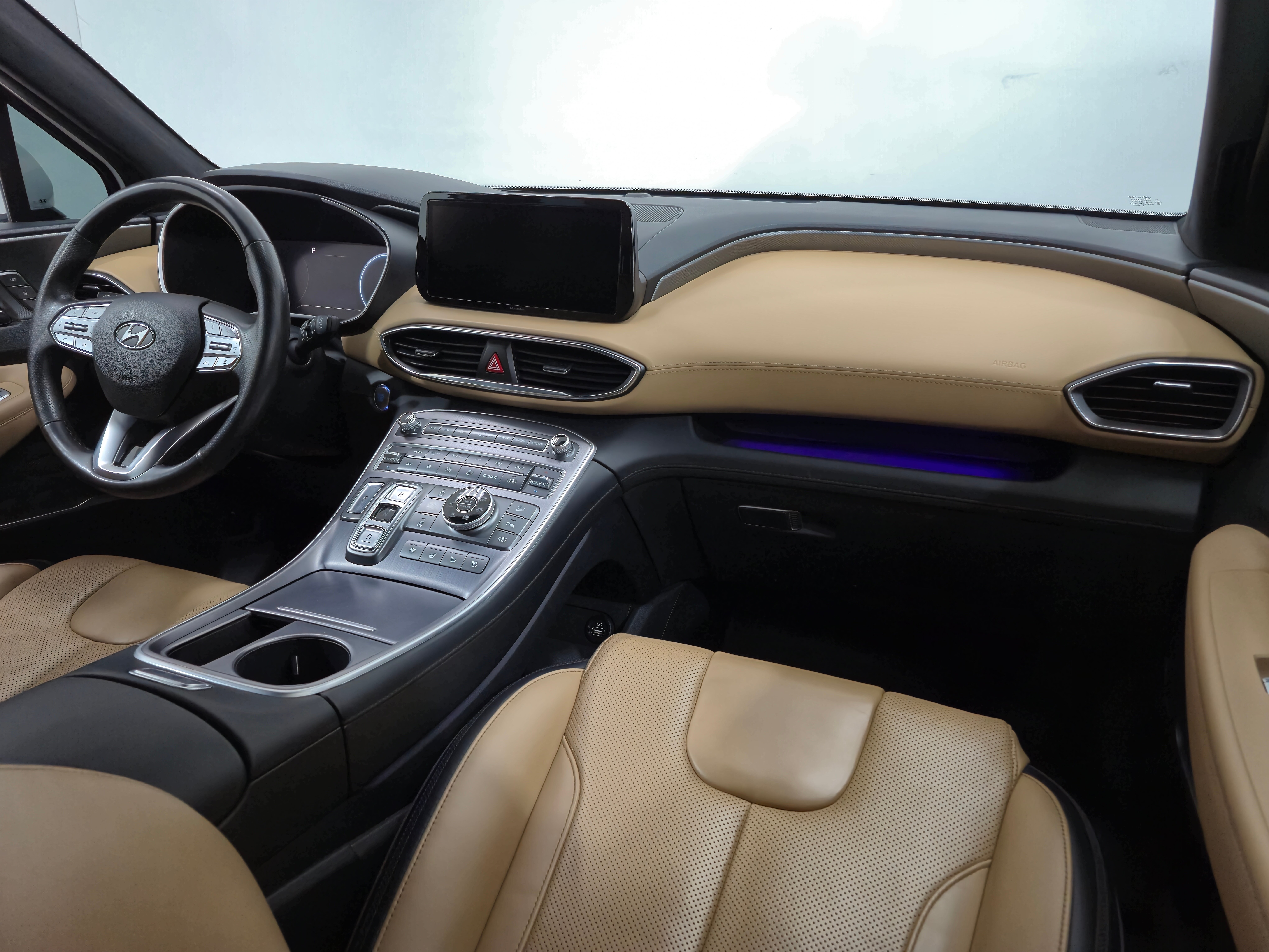 Hyundai Santa Fe Calligraphy, 2020 года, пробег 103141 км