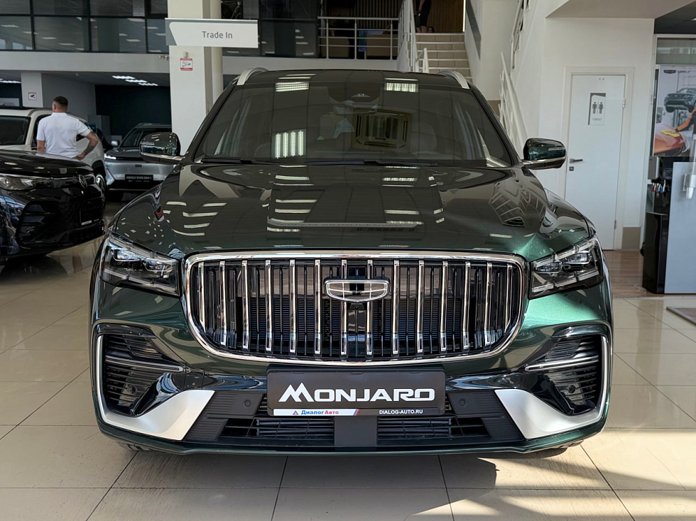 Geely Monjaro Flagship, зеленый