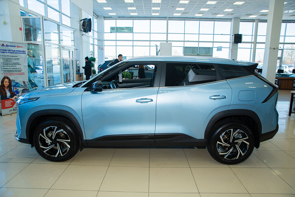 Geely Cityray Luxury, голубой