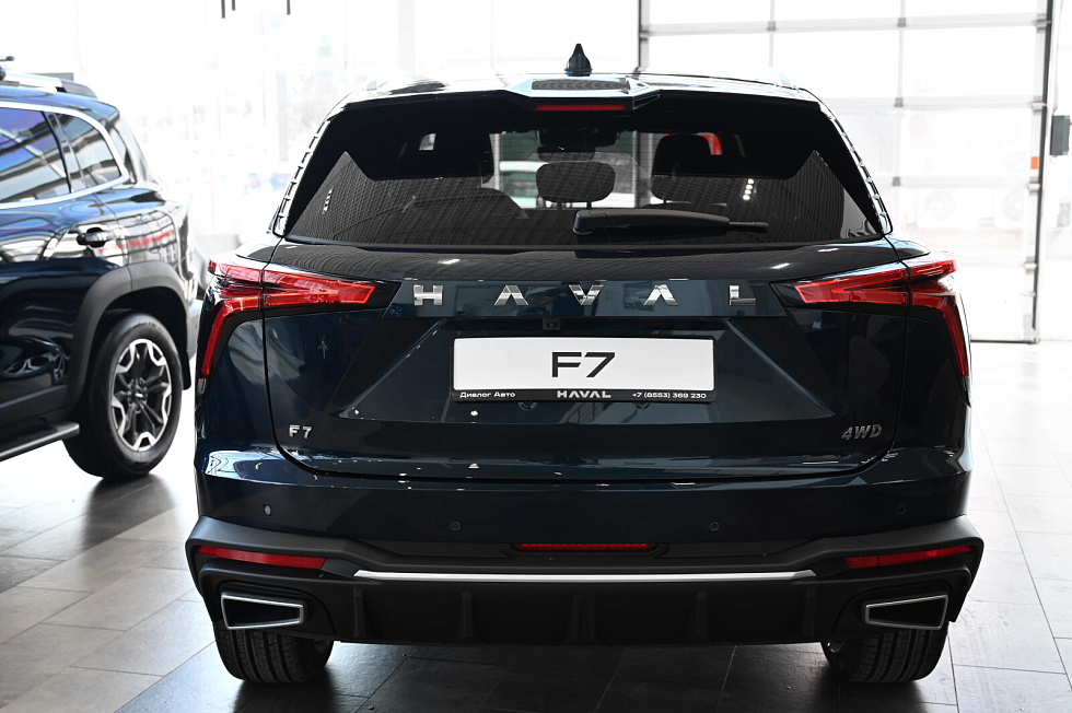 Haval F7 Премиум (2026), голубой