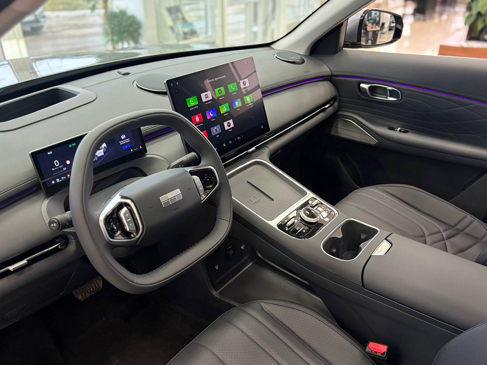 Geely EX5 EM-i Max, серый