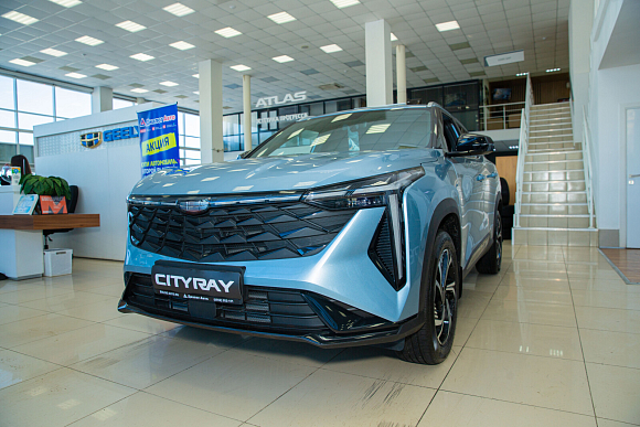 Geely Cityray Flagship, голубой