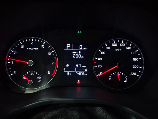 Kia Rio Comfort, 2021 года, пробег 74874 км