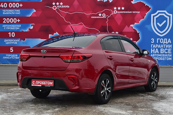 Kia Rio Luxe RED Line, 2018 года, пробег 75753 км