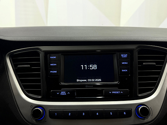 Hyundai Solaris Comfort, 2017 года, пробег 125140 км