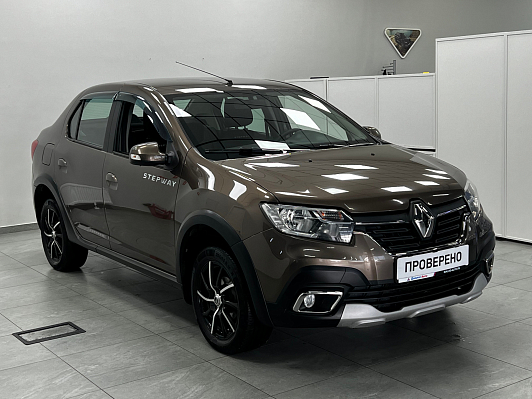 Renault Logan Stepway Life, 2020 года, пробег 91613 км