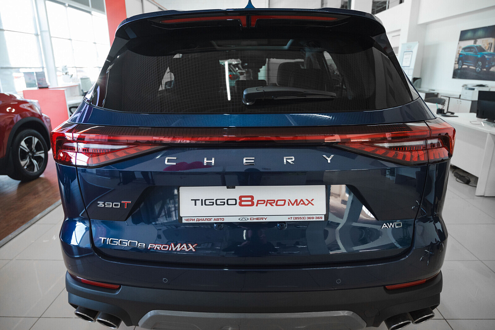 Chery Tiggo 8 Pro Max Ultimate 4WD, синий