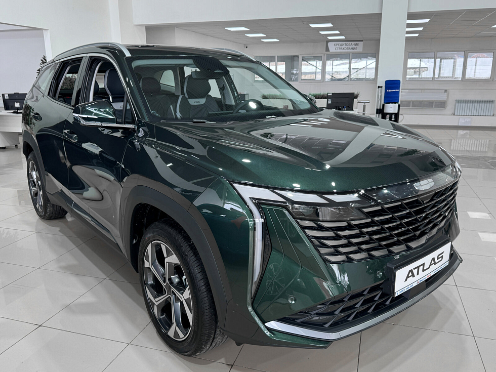 Geely Atlas Flagship, зеленый