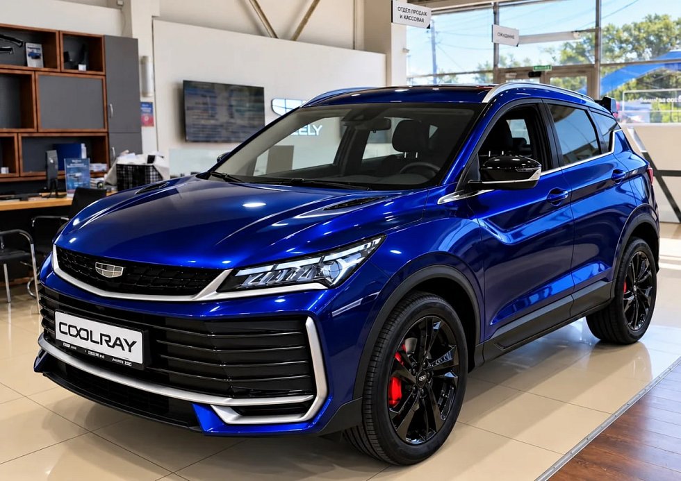 Geely Coolray Спорт, синий