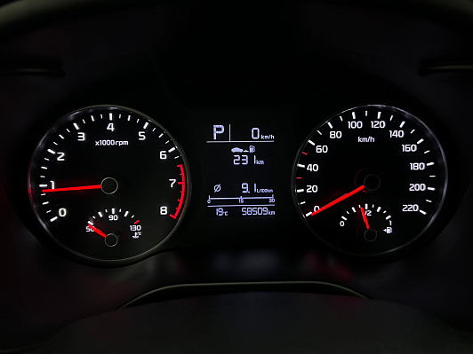 Kia Rio, 2019 года, пробег 58388 км