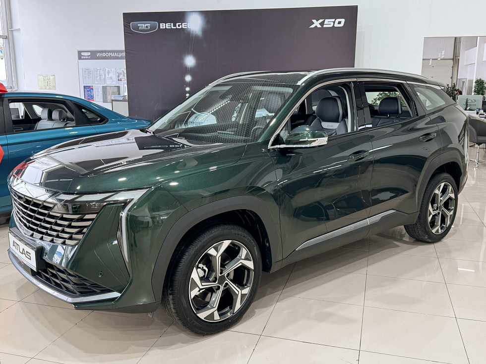 Geely Atlas Флагман, зеленый