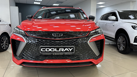 Geely Coolray Exclusive, красный