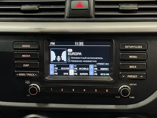 Kia Rio Luxe, 2017 года, пробег 163999 км