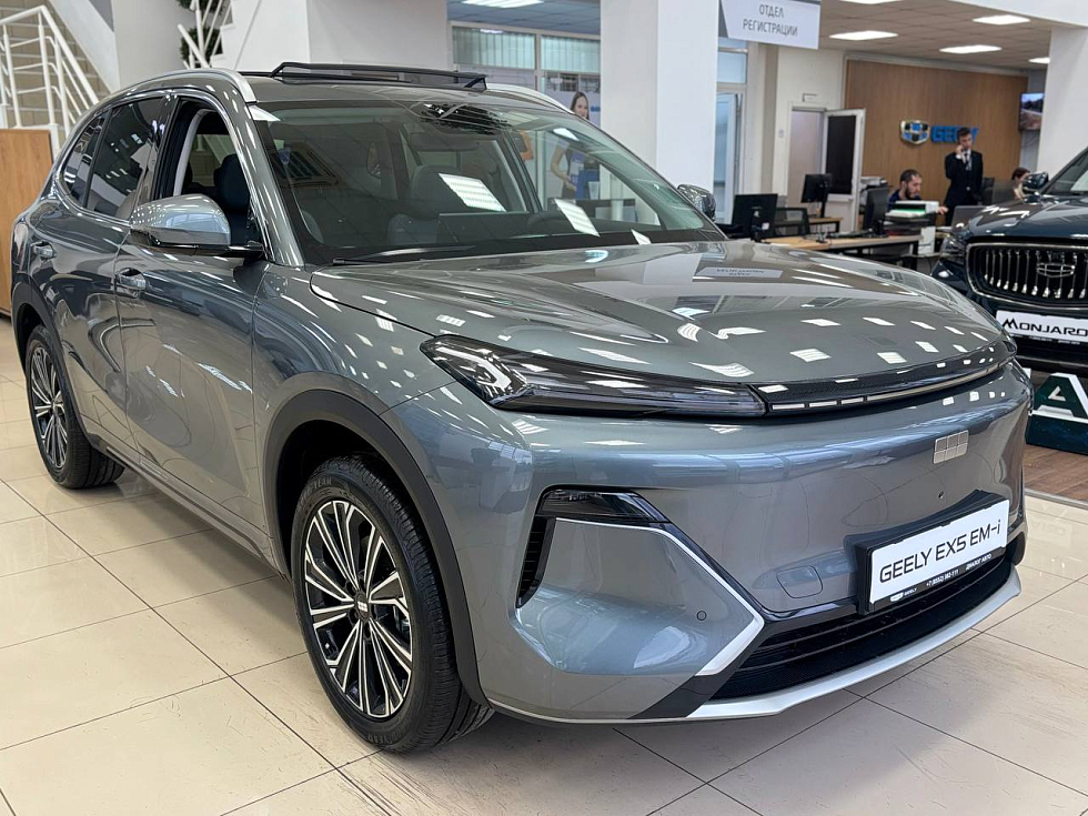 Geely EX5 EM-i Max, серый