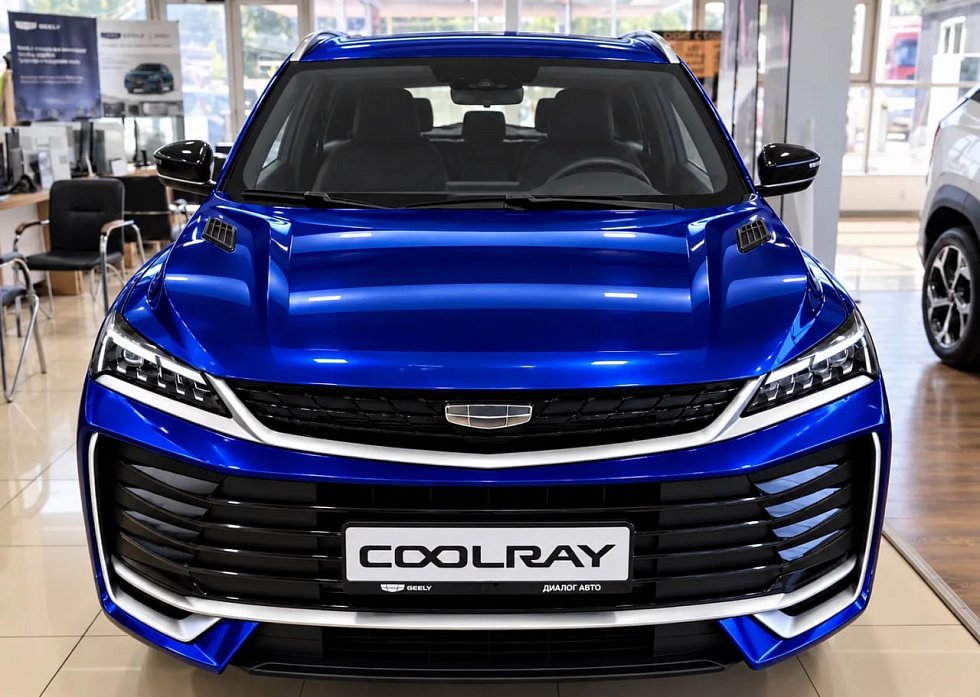 Geely Coolray Спорт, синий