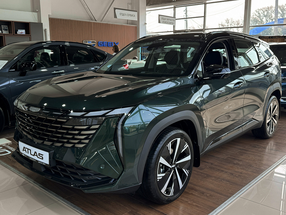 Geely Atlas Flagship, зеленый