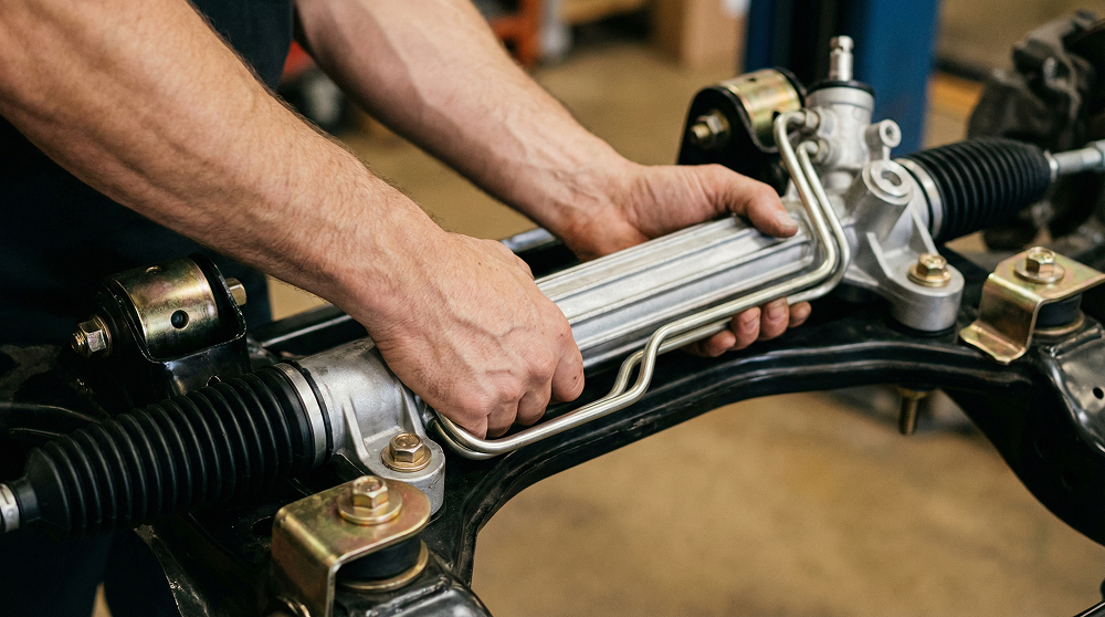 Ремонт рулевой рейки — фото
