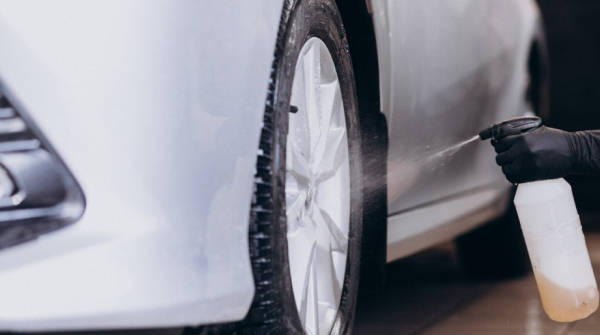 Замена колес с мойкой и балансировкой + проверка углов установки колес (диагностика сход-развала) — фото