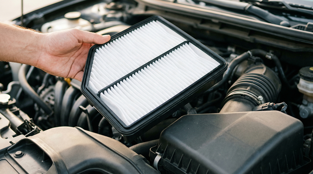 Замена воздушного фильтра — фото