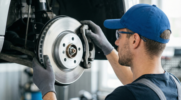 Замена задних тормозных колодок в автосервисе Диалог Авто